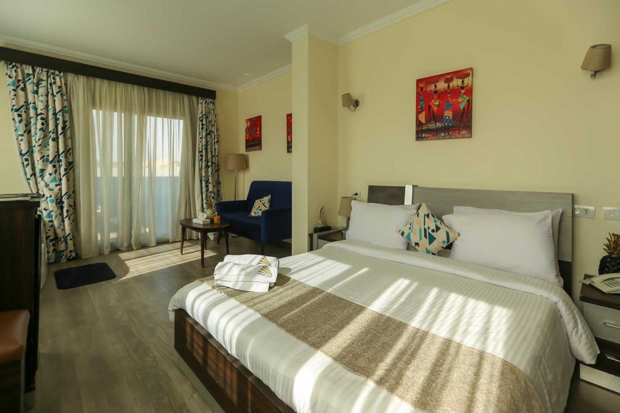 Pyramid Edge Hotel & Exclusive Pyramids View Rooftop Kafret el-Gabal 외부 사진