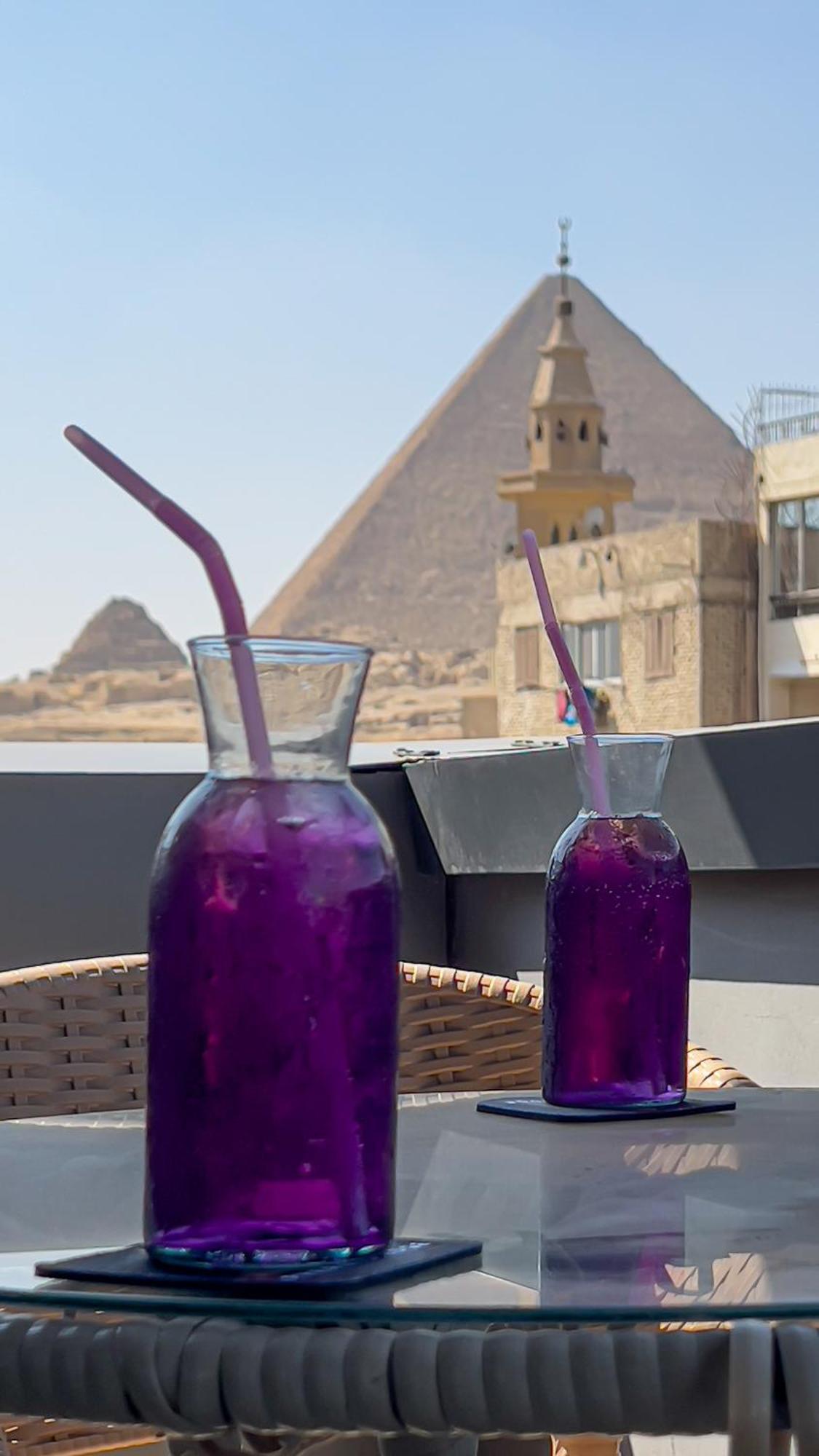 Pyramid Edge Hotel & Exclusive Pyramids View Rooftop Kafret el-Gabal 외부 사진