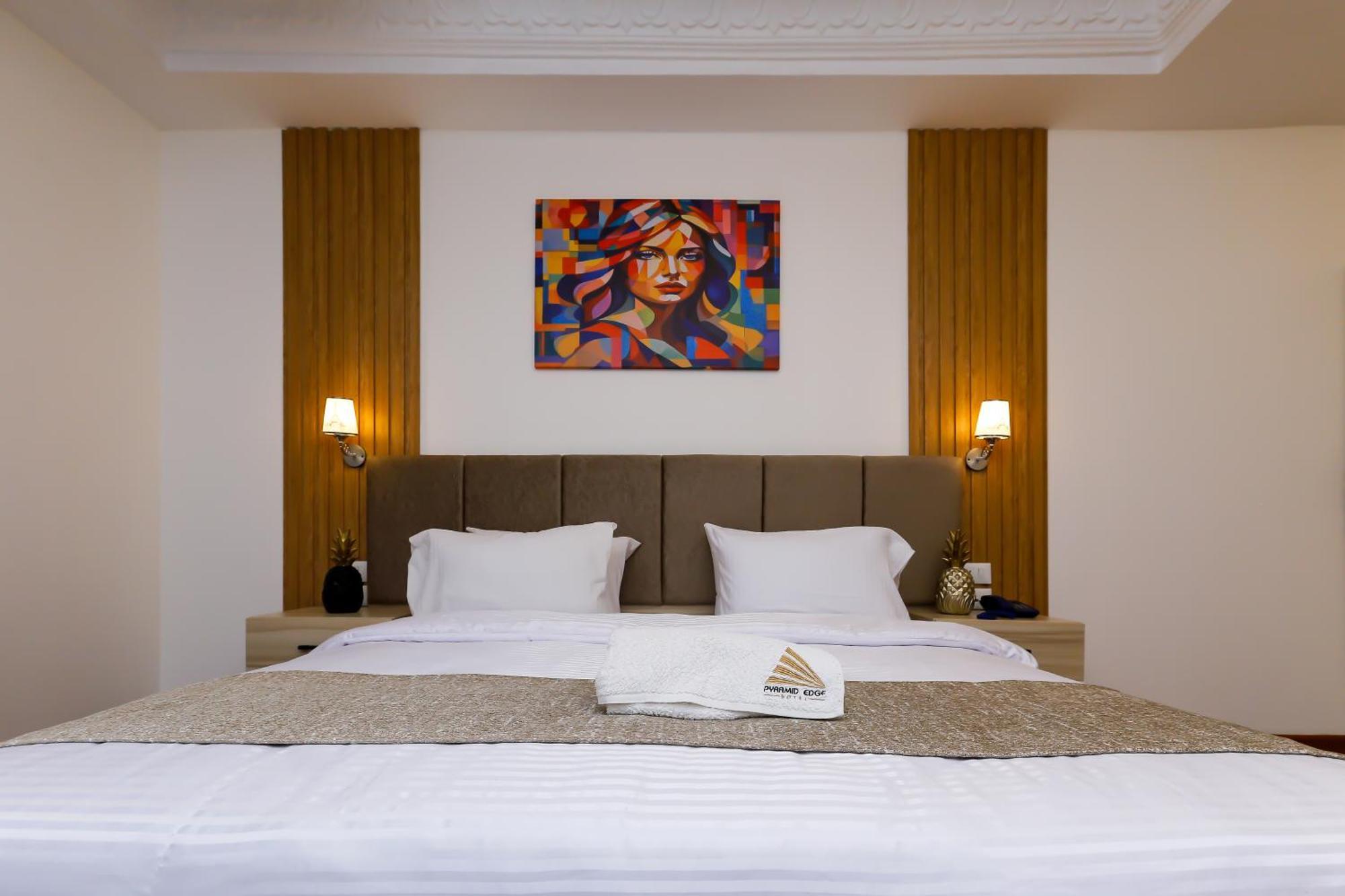 Pyramid Edge Hotel & Exclusive Pyramids View Rooftop Kafret el-Gabal 외부 사진