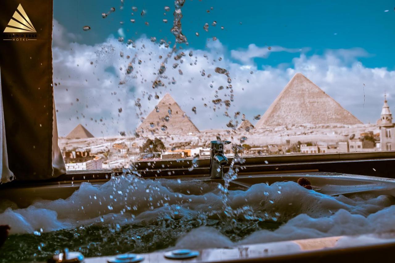 Pyramid Edge Hotel & Exclusive Pyramids View Rooftop Kafret el-Gabal 외부 사진
